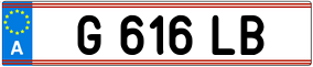 Truck License Plate